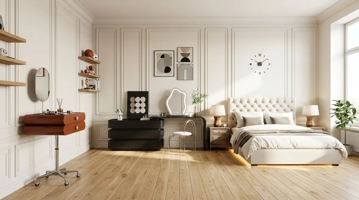 غرفة النوم بأسلوب عصري ومبتكر