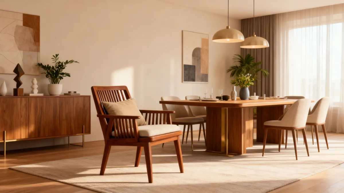 غرفة طعام بلمسة معاصرة