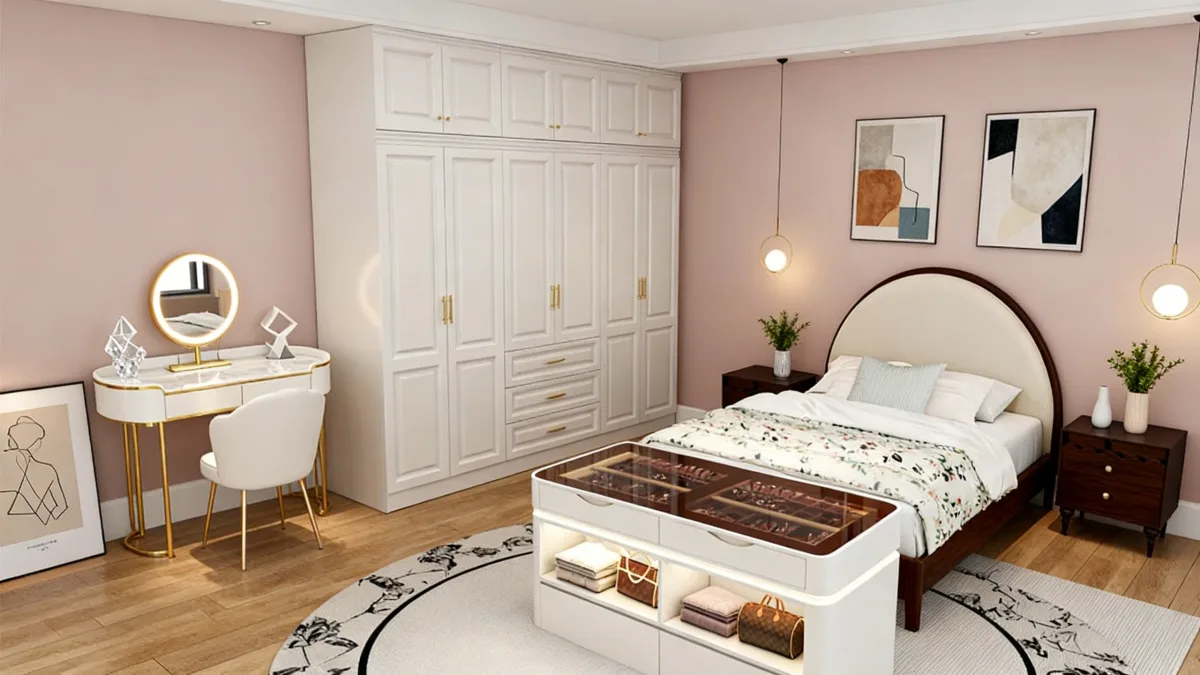 غرفة نومك بأناقة دافئة وعصرية - اكتشف الفخامة