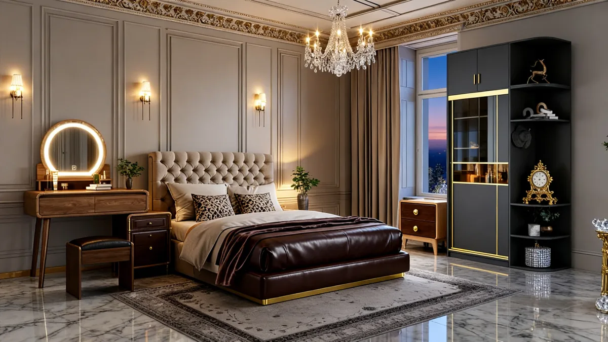 تصميم غرفة نوم Adeem نسخة فاخرة