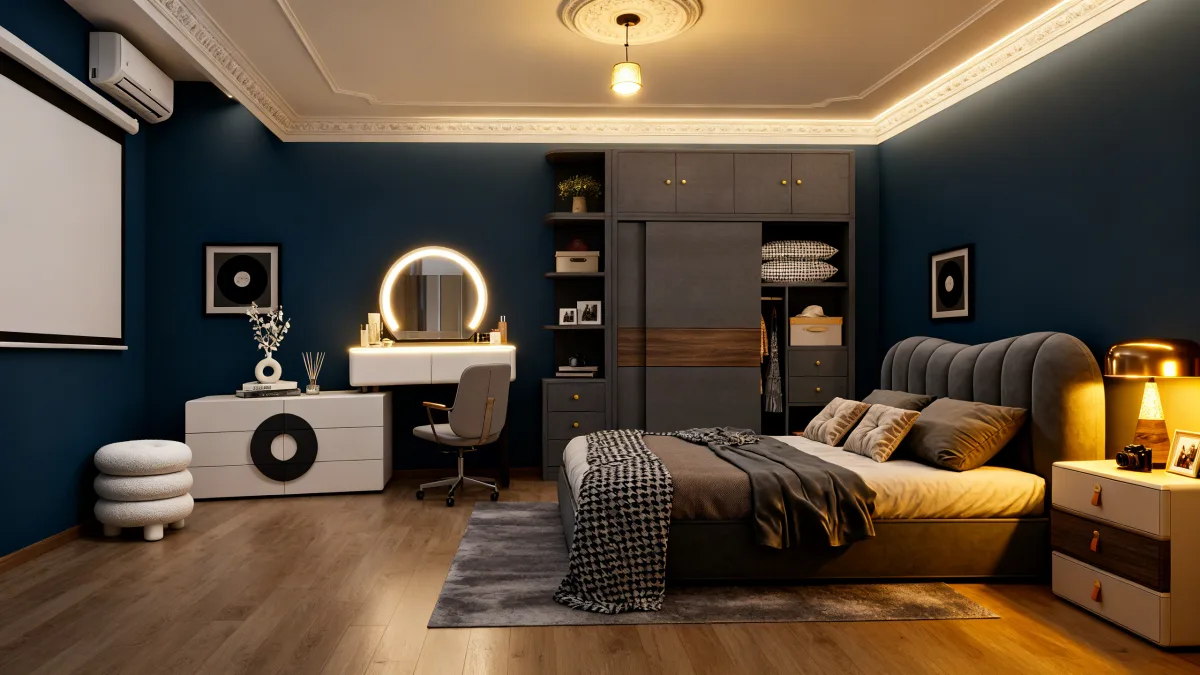 غرفة نوم عصرية: تصميم يلامس أحلامك!