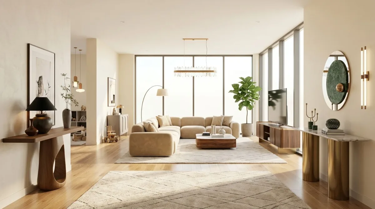 تحويل غرفة المعيشة بأناقة عصرية وفخامة!