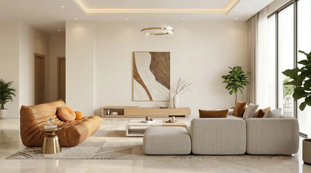 اجعل غرفة المعيشة تنبض بالحداثة والراحة!
