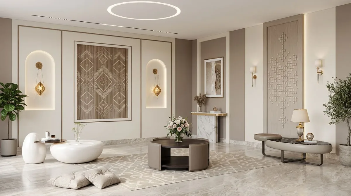 اكتشف سحر النيوكلاسيك في غرفة المعيشة!