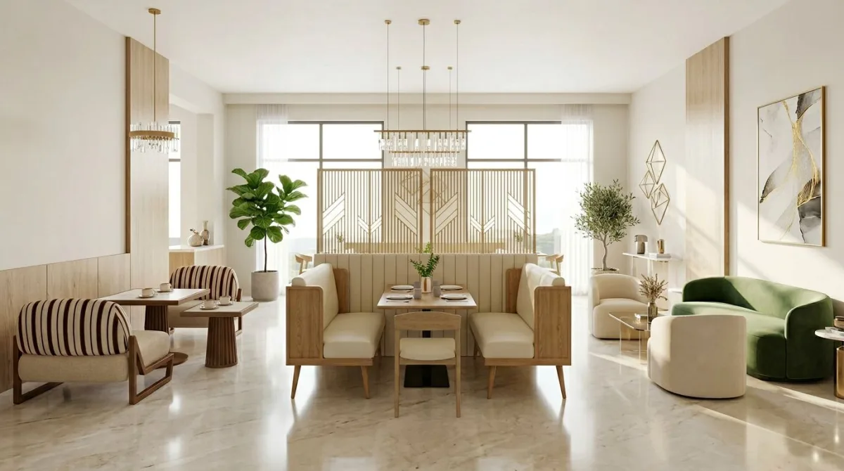 اجعل مطعمك وجهة عصرية مع تصاميم فريدة!