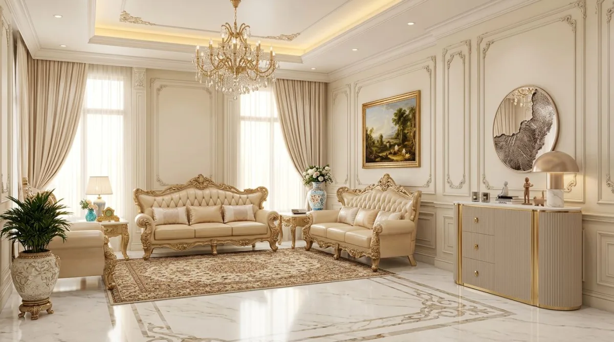  مجلس نسائي كلاسيكي ذهبي