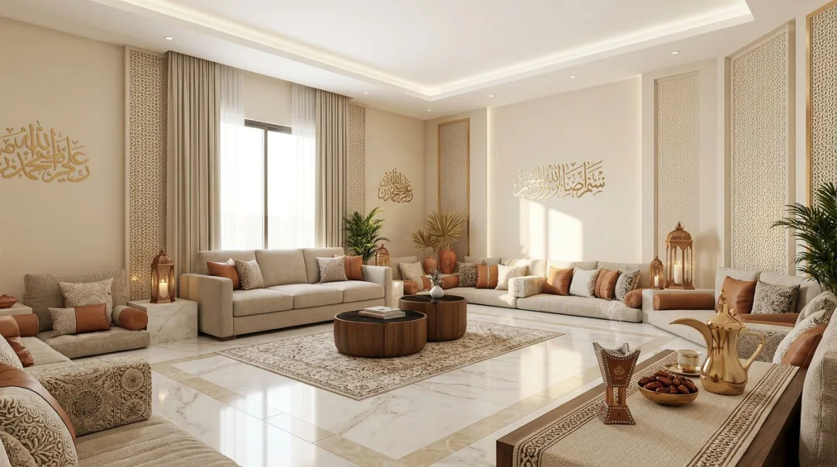 مجلس رجال فاخر بطابع نجدي أصيل