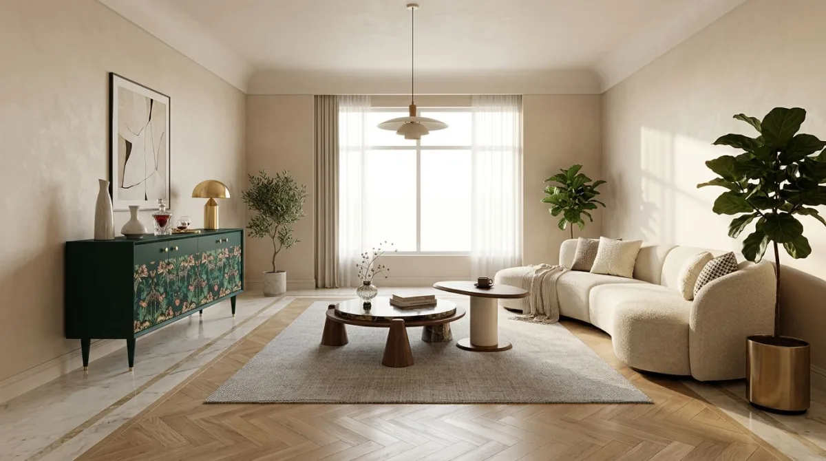 مجلس نساء عصري بتصميم ناعم