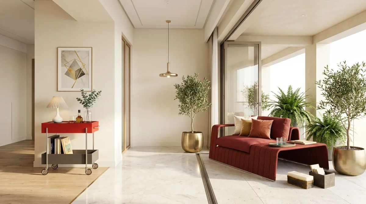 تراس خارجي بتصميم عصري