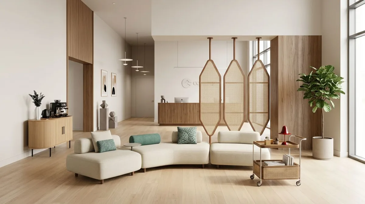 لوبي شركة بتصميم احترافي