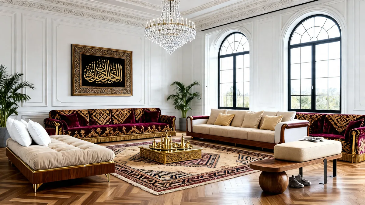 استمتع بأناقة المجالس النسائية الفاخرة