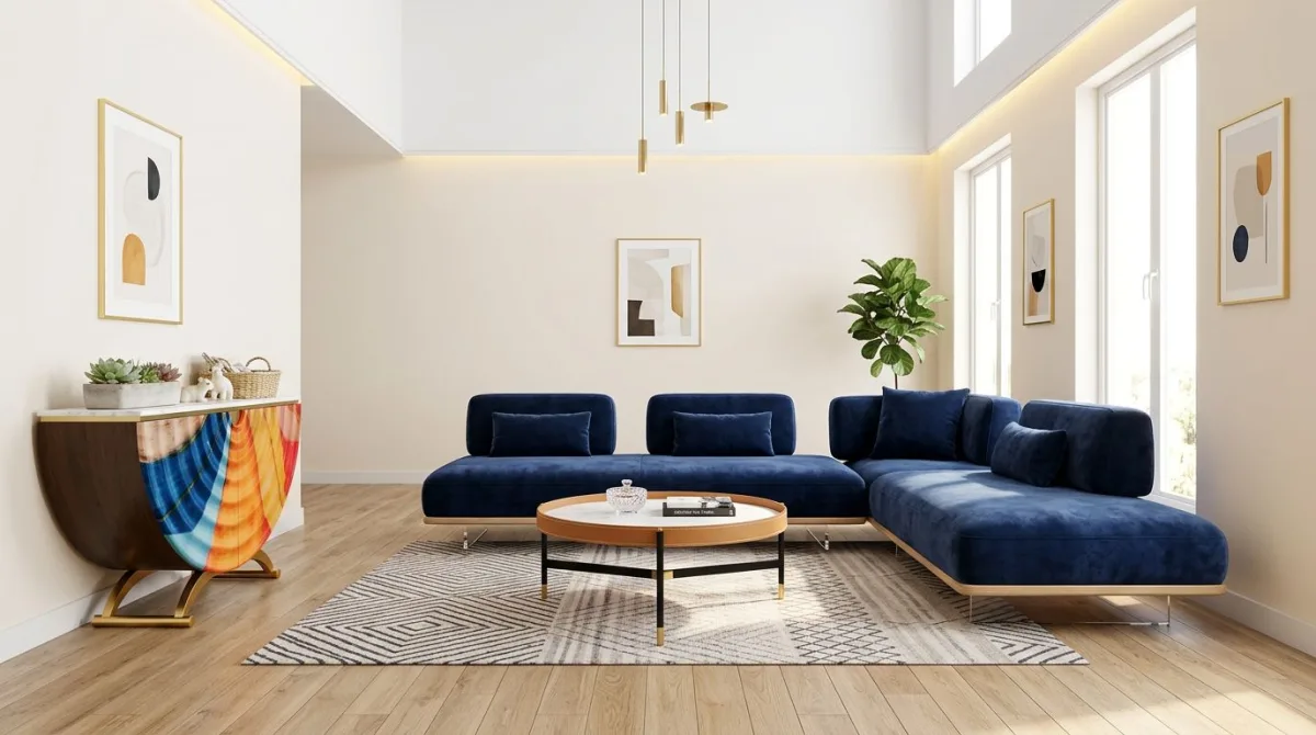 مجلس نساء عصري بتصميم ناعم