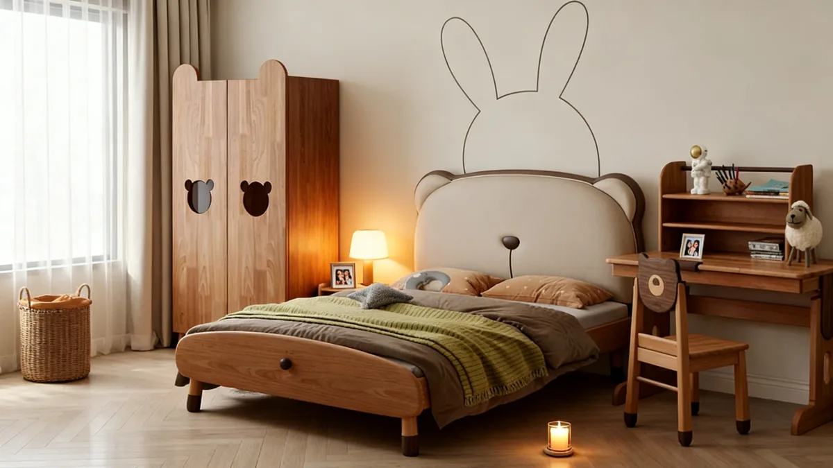 غرفة أحلام أطفالك بتصميم دافئ ومميز