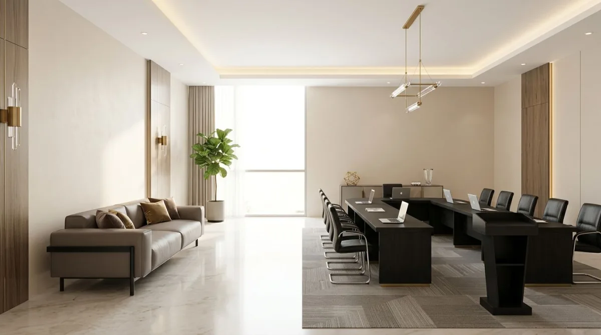 قاعة مؤتمرات أنيقة وعملية
