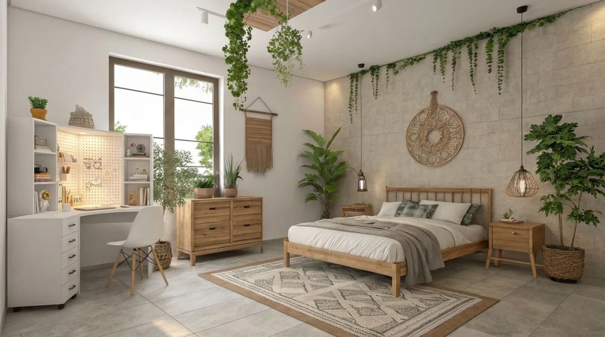 اجعل غرفة نومك تحفة فنية مع مكتب زاوية كلاسيكي