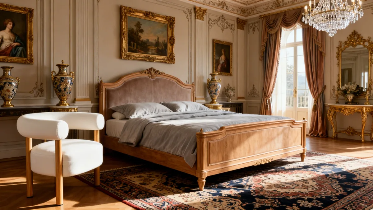 جناح نوم رئيسي بأجواء فندقية