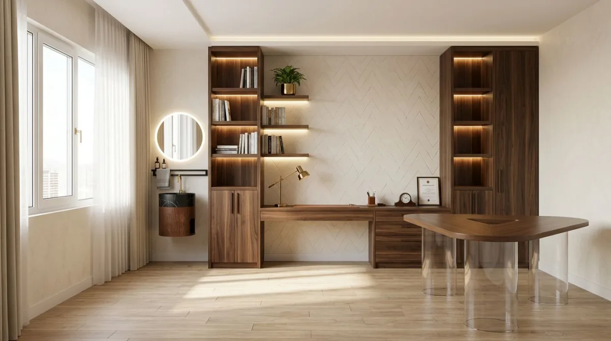 مكتبك التنفيذي: الأناقة والعملية في تصميم واحد