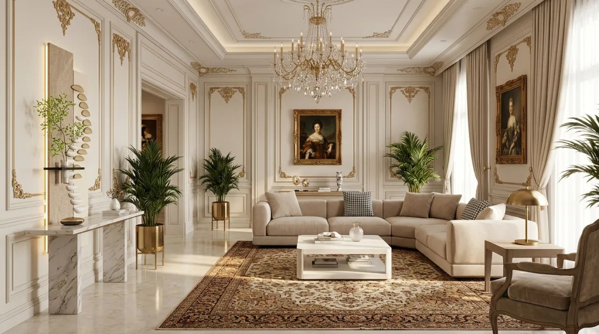 استمتع بأجواء الفخامة في ردهتك الكلاسيكية