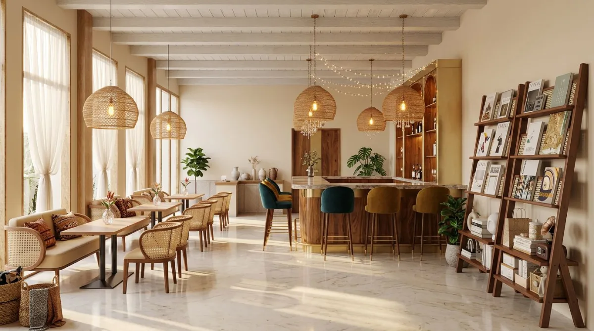 مطعم عائلي بأجواء دافئة ومرحبة