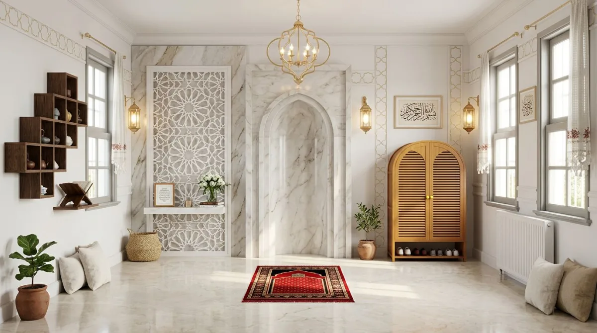 اجعل غرفة الصلاة فاخرة بأفكار ديكور مبتكرة