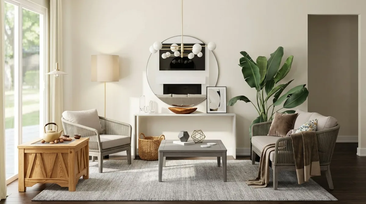 اجعل حديقتك تحفة مع جلسة خارجية عصرية